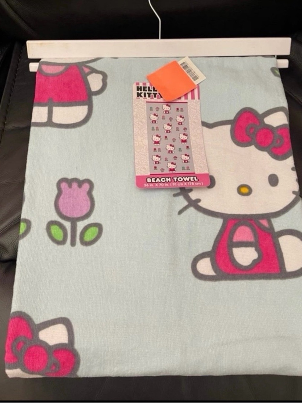 Hello Kitty Beach Towel - Hello Kitty Blue Beach Towel